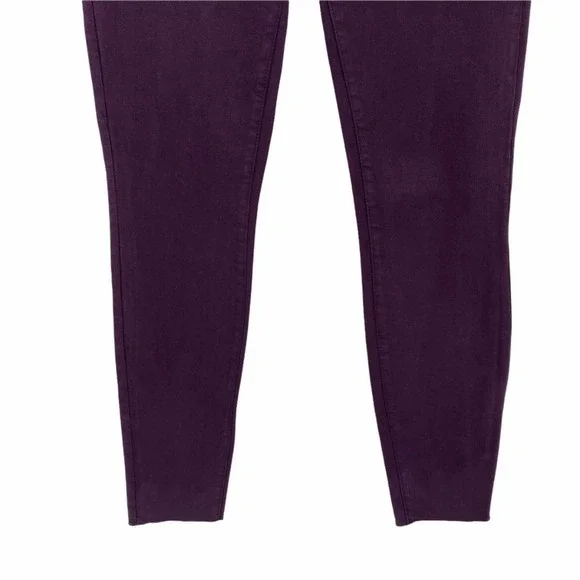 L'Agence Marguerite High Rise Skinny Jeans Purple